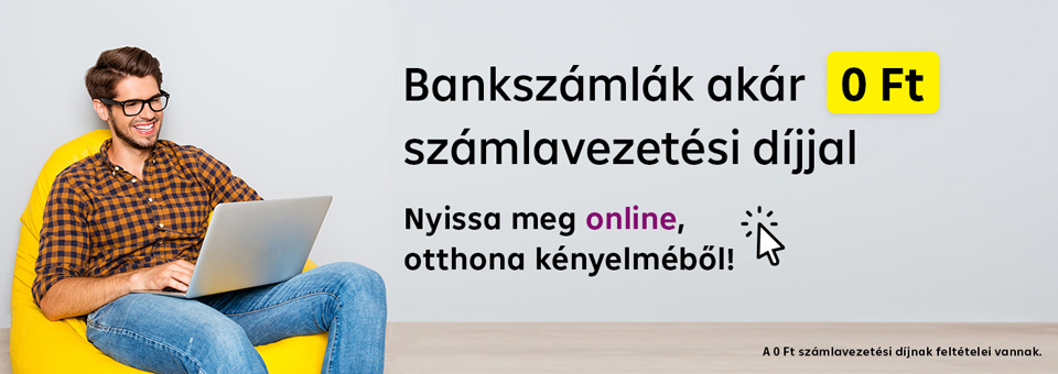 Online számlanyitás magánszemélyeknek